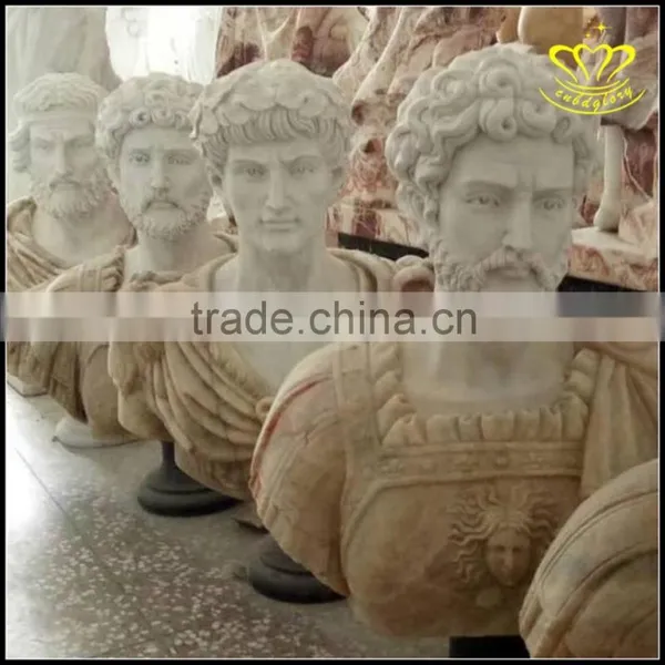 European Style Sculpture Custom Color Natural Marble Bust