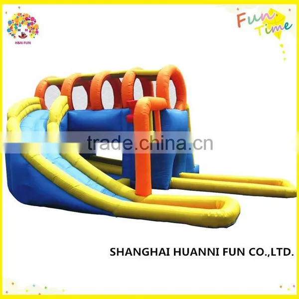 Inflatable Water Slide With Pool Summer Party photo-4