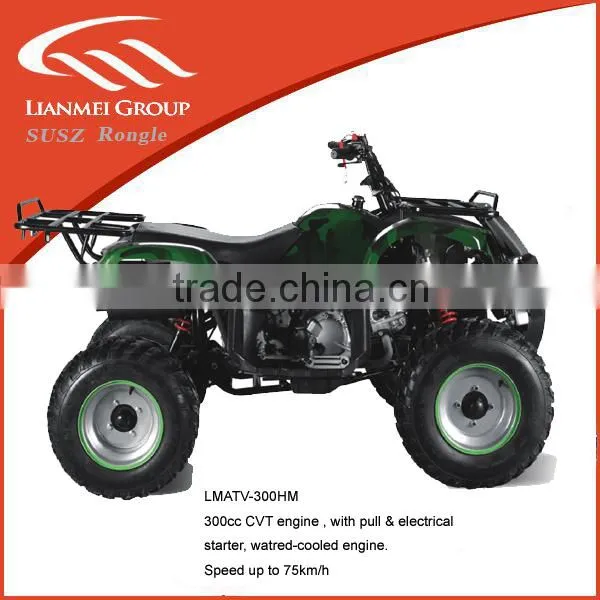 300CC ATV with automatic Engine, with electrical and pull starter, speed up to 75km/h