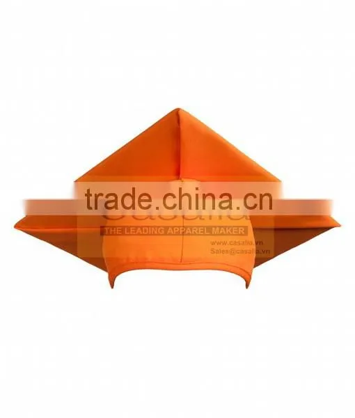 Wholesale Best Quality Adult Matte Orange Graduation Gowns and Caps For School photo-3