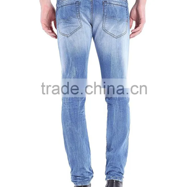 2015 New Style Cheap Skinny Denim Jeans for Man With Selvedge Fabric photo-4