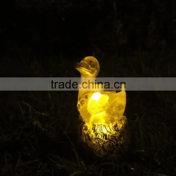 Little Duck Animal Figurines Solar Sensor Lights photo-2