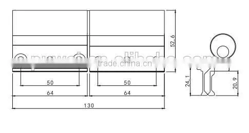 Aluminium Hardware Heavy Duty Glass Door Hinge photo-2