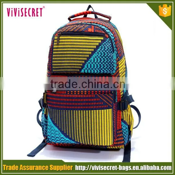 2016 School Bagpack Nylon Rectangle Average Size of Backpack photo-6