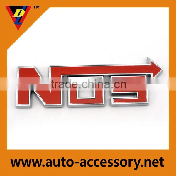 ABS Chrome Auto Emblems Car Logo Letter Sign photo-2