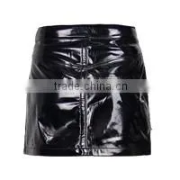 Punk Rock Skirts Black Mini Skirts 2016 Spring New Design SKT01101 Devil Fahion photo-4