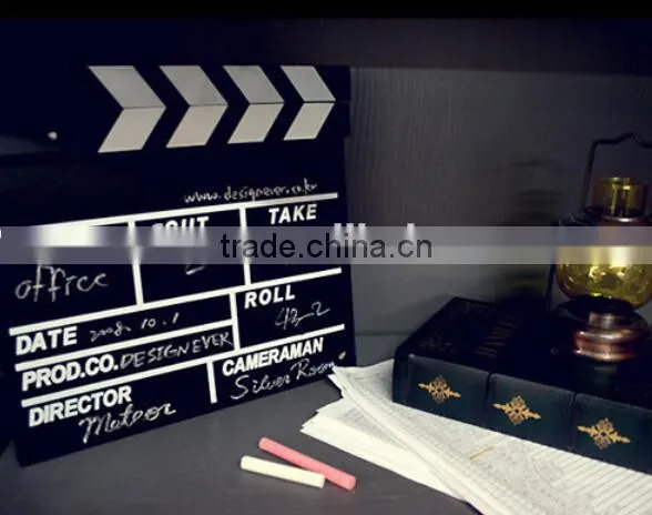 Acrylic Film Movie Clapper Board Slate ,studio Clapboard photo-3