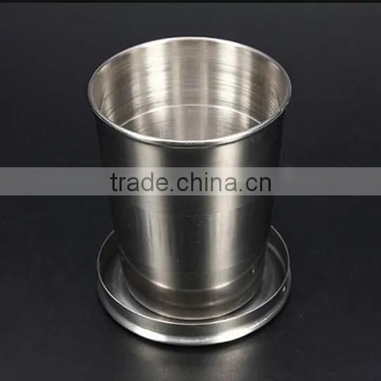 140ml 4oz Stainless Steel Folding Cup / Telescopic Travel Cup / Camping Folding Cup photo-5