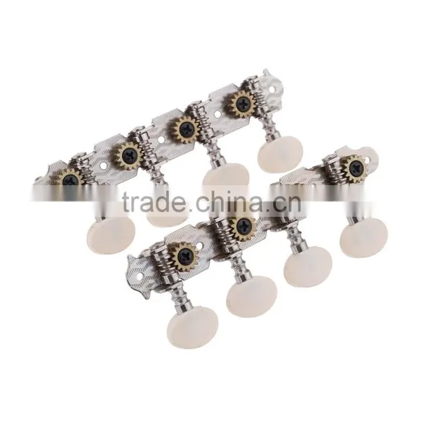 Machines Tuners Pegs Tuning Key With White Pearl Plastic Knobs 4L+4R for Mandolin photo-4