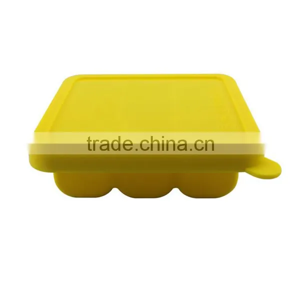 High Quality Custom Silicone Ice Cube Tray With Lid, Personalized Ice Cube Tray Moulds photo-5