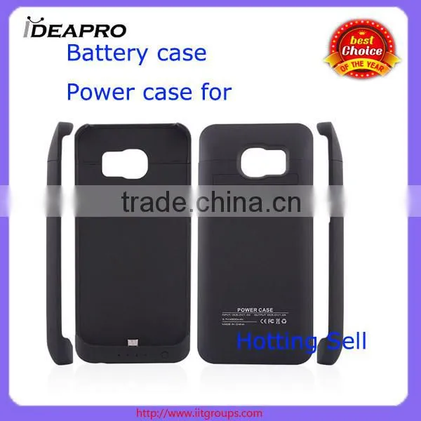 4200mAh External Backup Battery Power Back Case For Samsung Galaxy S6 Edge photo-2