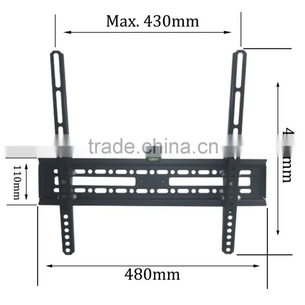 Economical Vesa Standard Max 400*400 Quality Tilted Sliding Lcd Plasma tv Wall Mounts for Most 26" - 55" Flat Screen photo-4