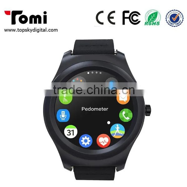 1.3" Touch Screen Smart Watch Q2 MTK2502 Support Heart Rate for os and Android Phone photo-2