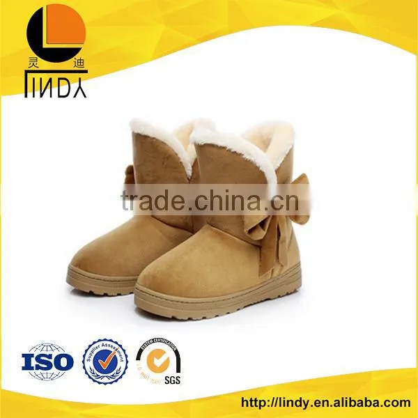 Low Price Ankle Boot Leather Snow Boot photo-3