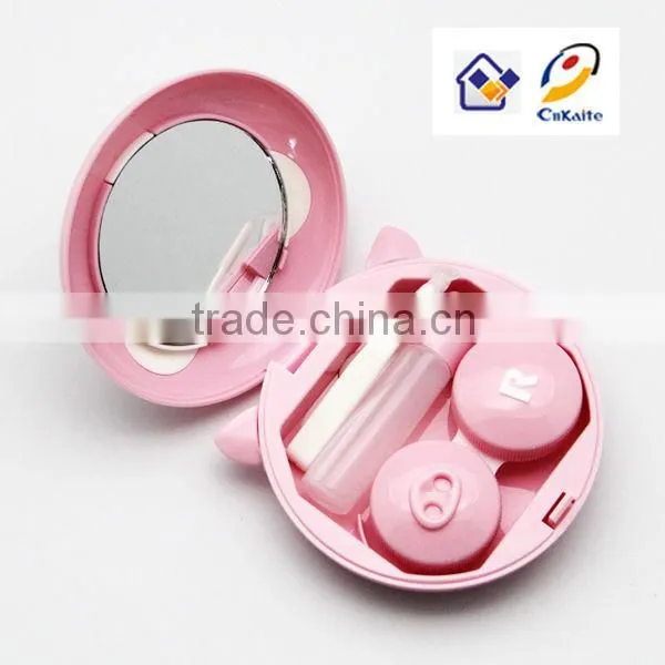 A-8066 Luxury Gold Pig Contact Lens Case photo-4