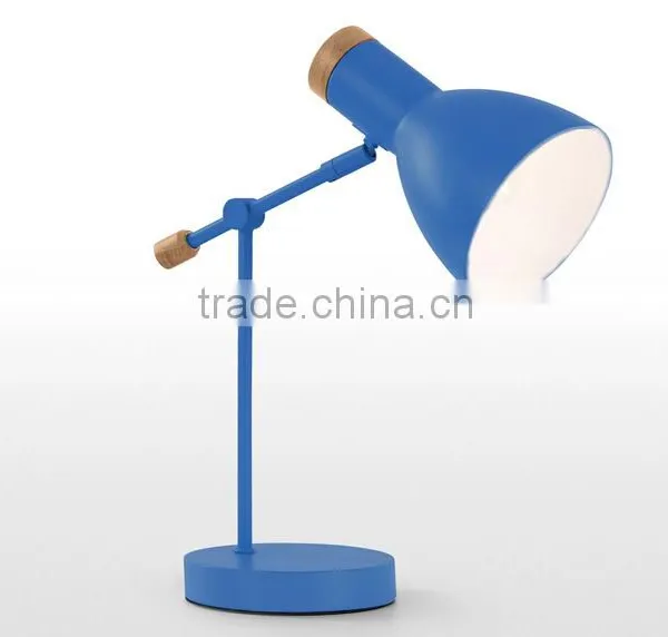 High Quanlity Metal With Powder Coating Finished Bedside Table Lamp Bedroom Study Room Table Lamp photo-2