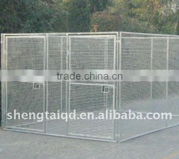 Galvanized Big Outdoor Dog Cage photo-4