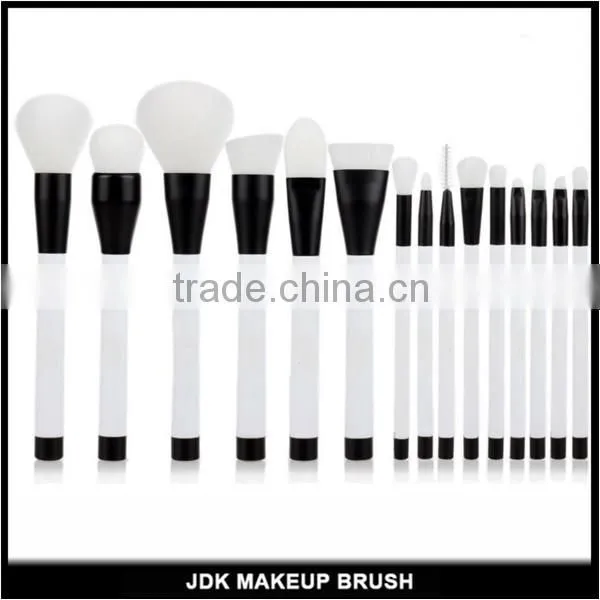 Low MOQ Hottest Selling Unique Design 15pcs Cosmetic Makeup Brush Set With Colorful Hair photo-5