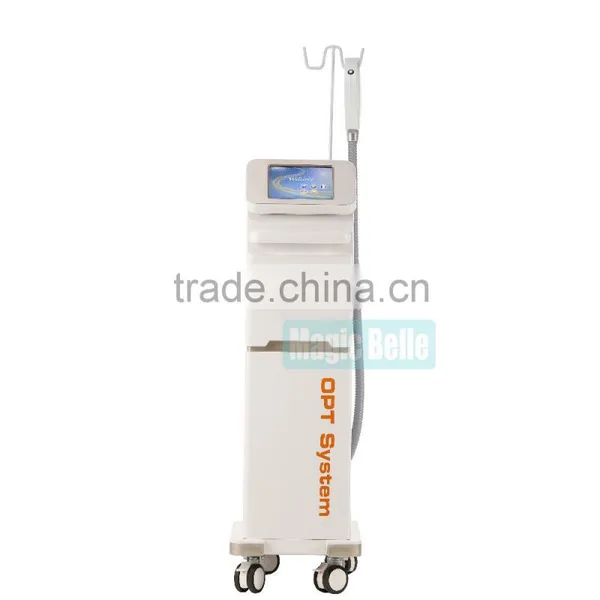 Vertical CE Certificated Fast Hair Removal IPL Diode Laser Wrinkle And Ance Removal With Teaching Video 8.4 Inches photo-2