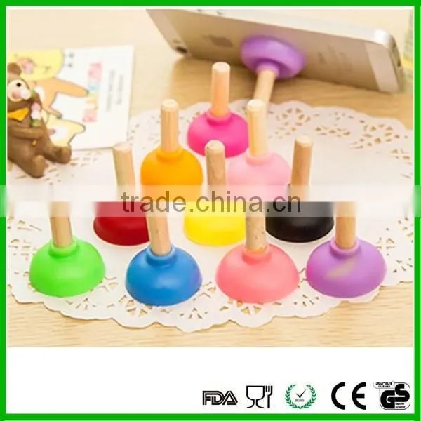 2016 Adhesive Silicone Colorful Phone Holder With Winder photo-3