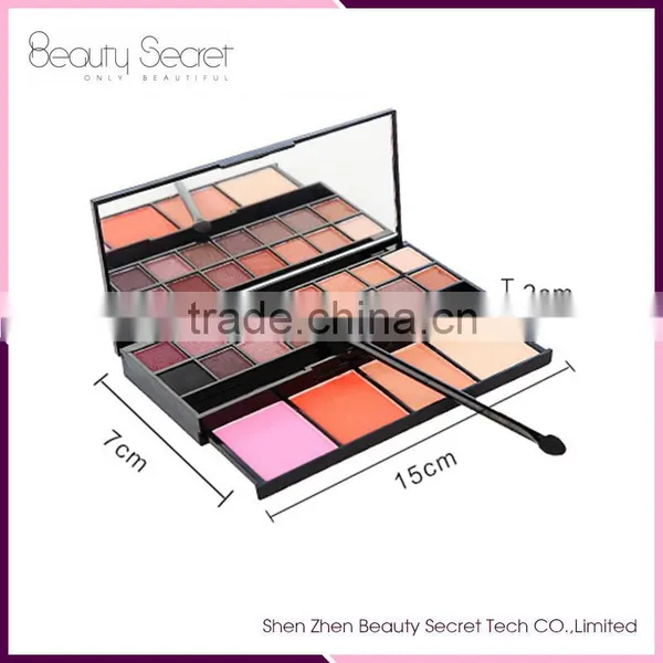Wholesale Cosmetic Palette 16 Color Naked Eyeshadow Palette With Four Blusher photo-4