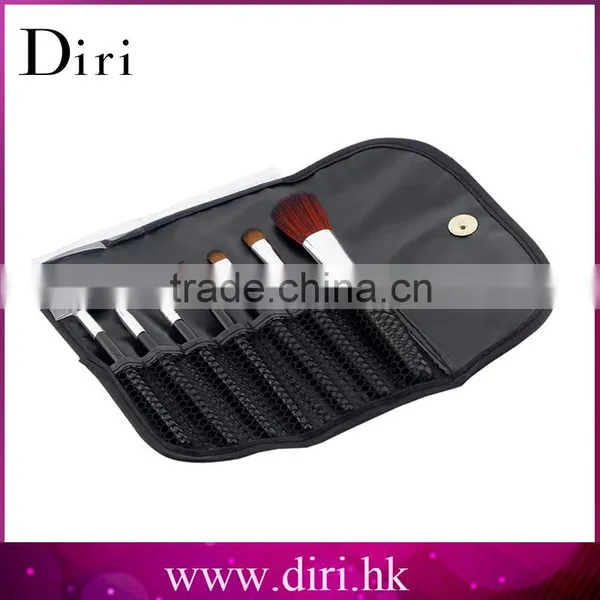 7pcs Metal Handle Cosmetic Makeup Brush Set With PU Bag photo-2