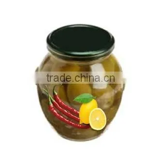 Green Olives With Cayenne Peppers and Lemon, High Quality 100% Tunisian Table Olives,Table Olives With Cayenne Peppers and Lemon photo-2