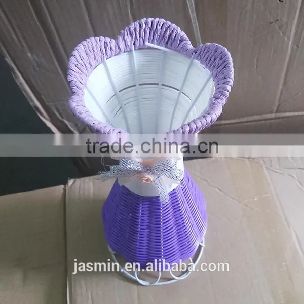 2016 Hot Sell New Weave Vase Home Decoration Thin Weaving Vase the Flower Vase Blossom Vase photo-5