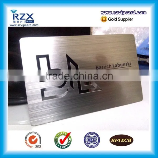 Stainless Steal Heavy Style Metal Business Card photo-6