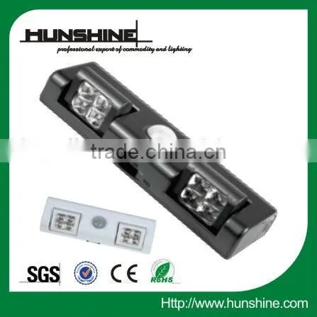 Black Touch Sensor Light Led Light 220v With PIR+CDS 6leds Led Light photo-1