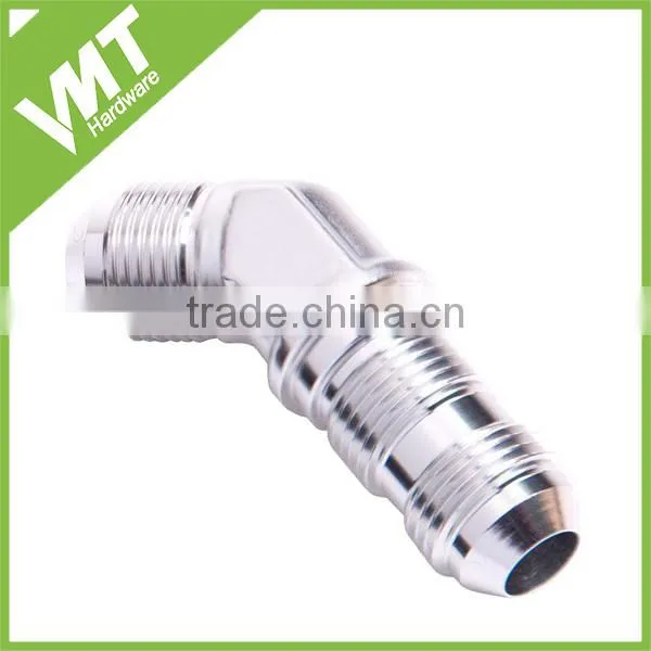 CNC Machined Aluminium AN 45 Degree Bulkhead Fitting photo-4