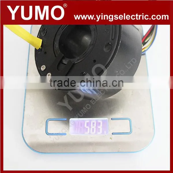 Electric Slip Ring Ethernet Type High Current SRH3899-6P 38.1mm 500mm 6 Circuits Slip Ring photo-5