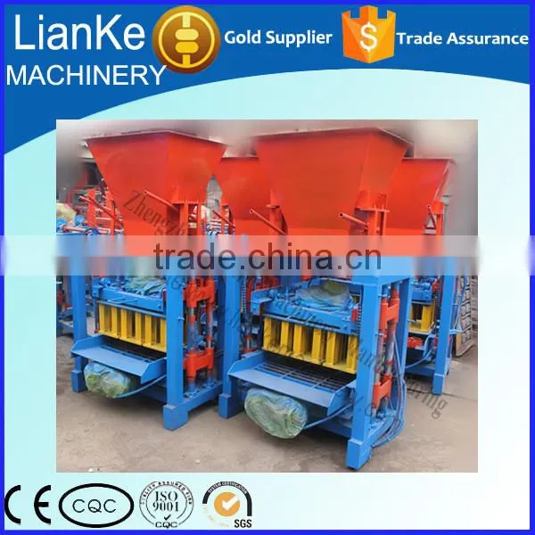 Semi Automatic Interlock Block Machine for Sale, Cement Interlock Block Machine Price, Cheap Interlock Block Making Machine photo-2