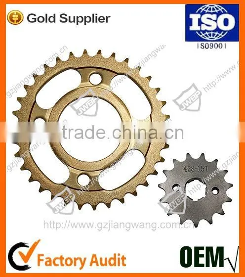 Best Quality CG125 Motorcycle Chain and Sprocket Kit photo-3