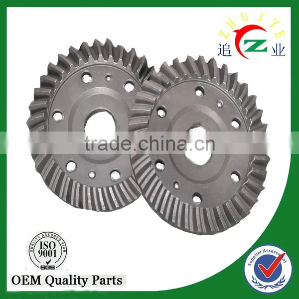 Auto Rickshaw Parts Steel Spiral Bevel Gears Driving Bevel Gear for Tricycle photo-2