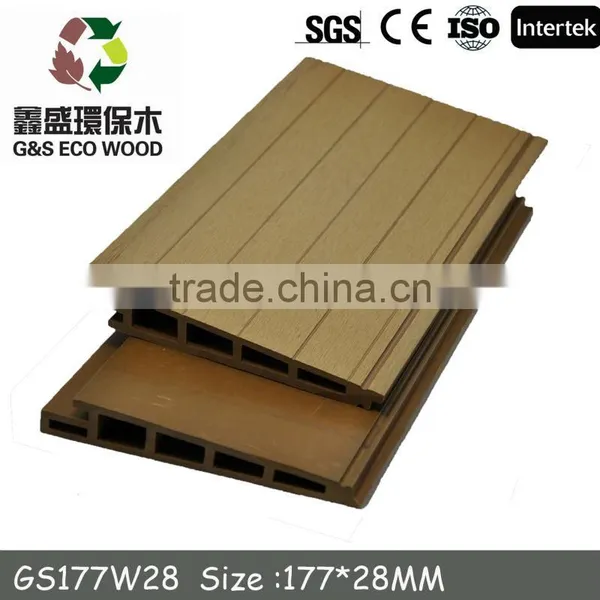 Anti-uv Decorative Hdpe Wood Wall Panel for Exterior Wall Cladding photo-4