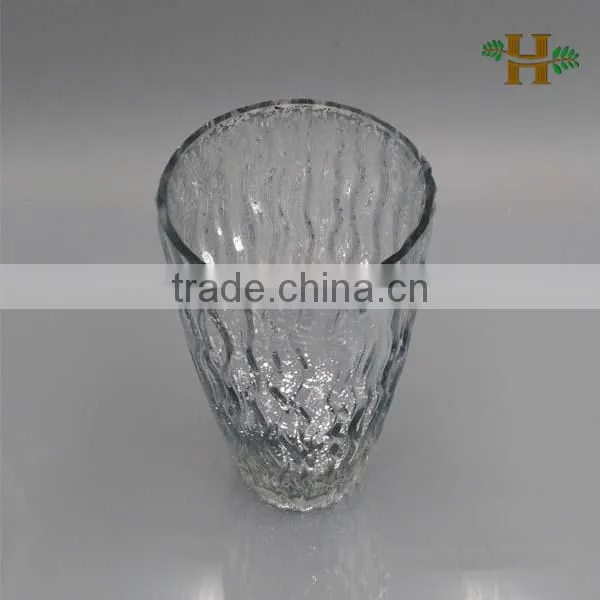 Chinese Manufacturing Silver Sprayed Art Glass Vase photo-2