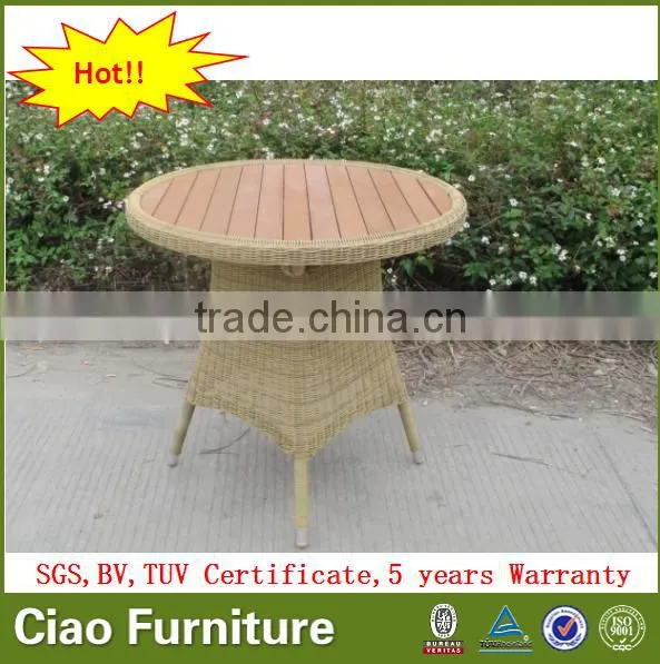 Outdoor Teak Wood Furniture Rattan Dining Table Designs photo-4