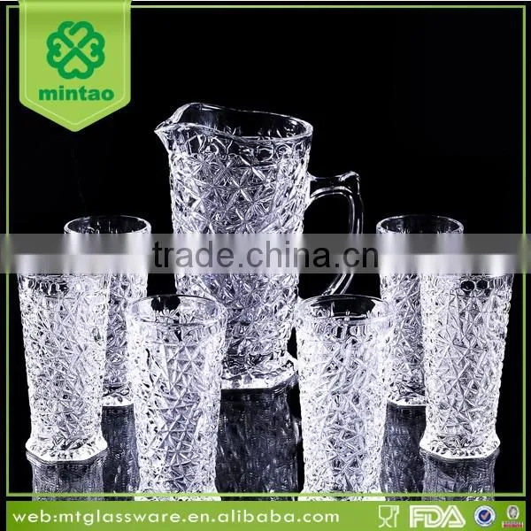Best Quality Drinking Water Glass Set Water Pitcher Sets photo-2