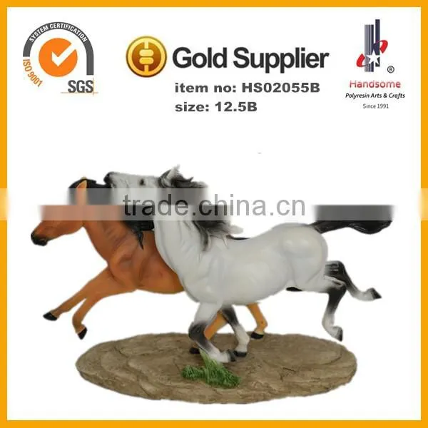 13.5 Inch Small Resin Indoor Home Decoration Horse Statue photo-6