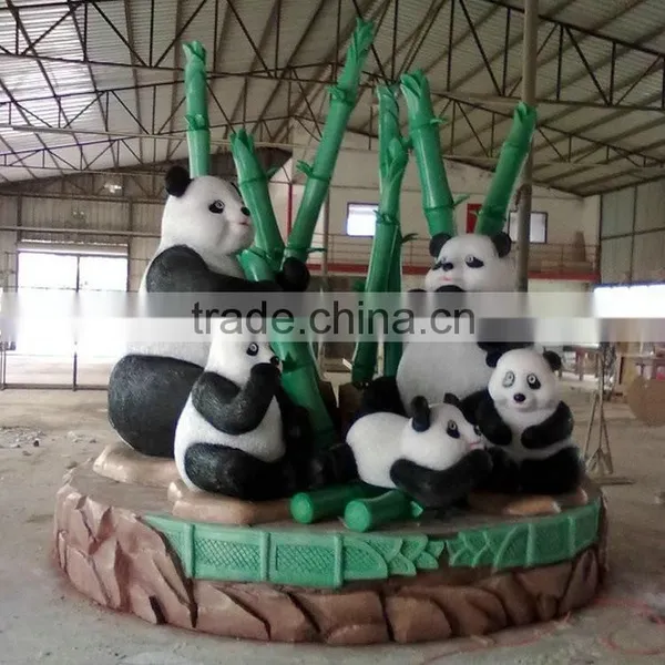 Fiberglass Panda Mascot Sculpture photo-3
