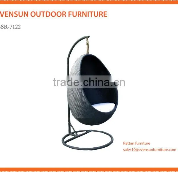 China Outdoor Artificial Rattan Glider Chair