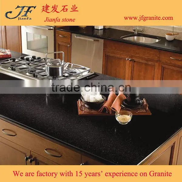 Surprise Mystic Black Granite Kitchen Island Table Top photo-3