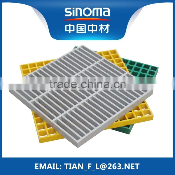 FRP GRP Fiberglass Composite Gratings Trench Cover for Car Washing Center photo-2