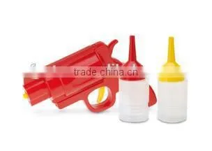 3pcs High Quality Food Grade Plasitc Sauce Gun for Condiment photo-4