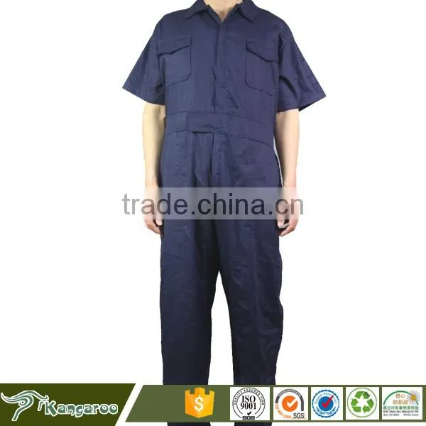 100% Cotton Short Sleeve Lightweight Summer Coveralls For Men photo-5