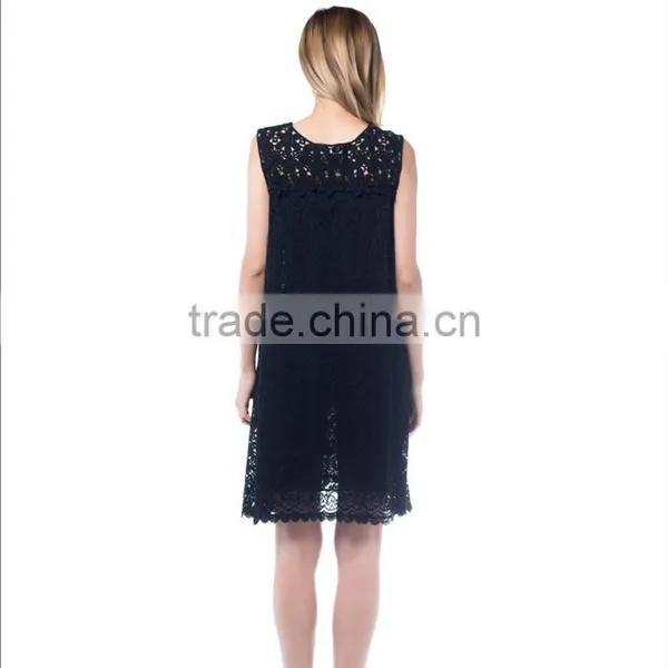 Maxnegio Hot Sale White Lace Short Dress for Ladies photo-2