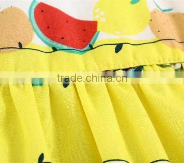 China Baby Clothes Factory Supply Baby Girls Dresses Woven Design Sleeveless photo-3