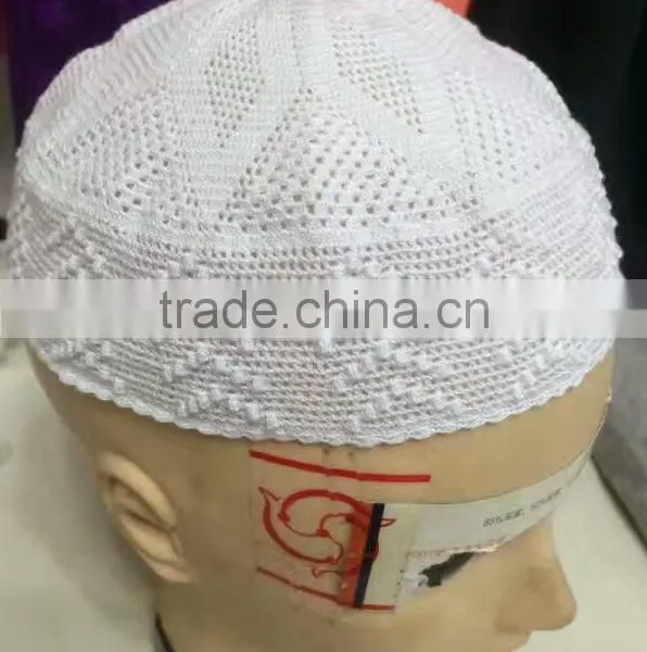 2017 New Muslim Hat Hat Handmade Cap Crochet Hat Cap Prayer Hat Islamic Hat Arabic Hat photo-4