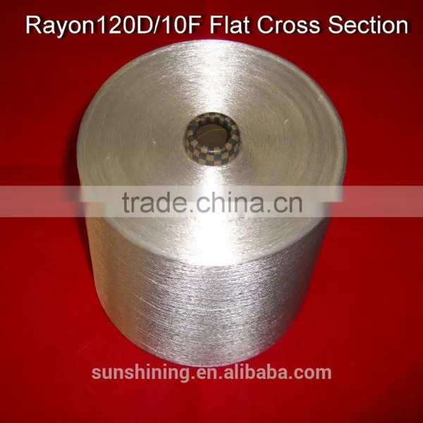 120D/10F FLAT VISCOSE RAYON FILAMENT YARN IMITATION RAYON YARN photo-4